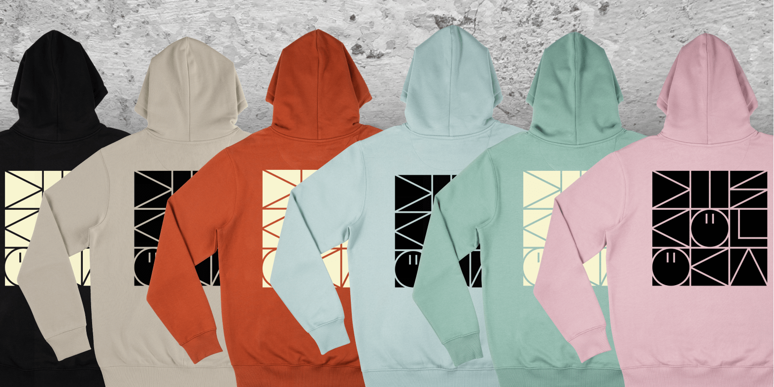 Diskoloka backside hoodies